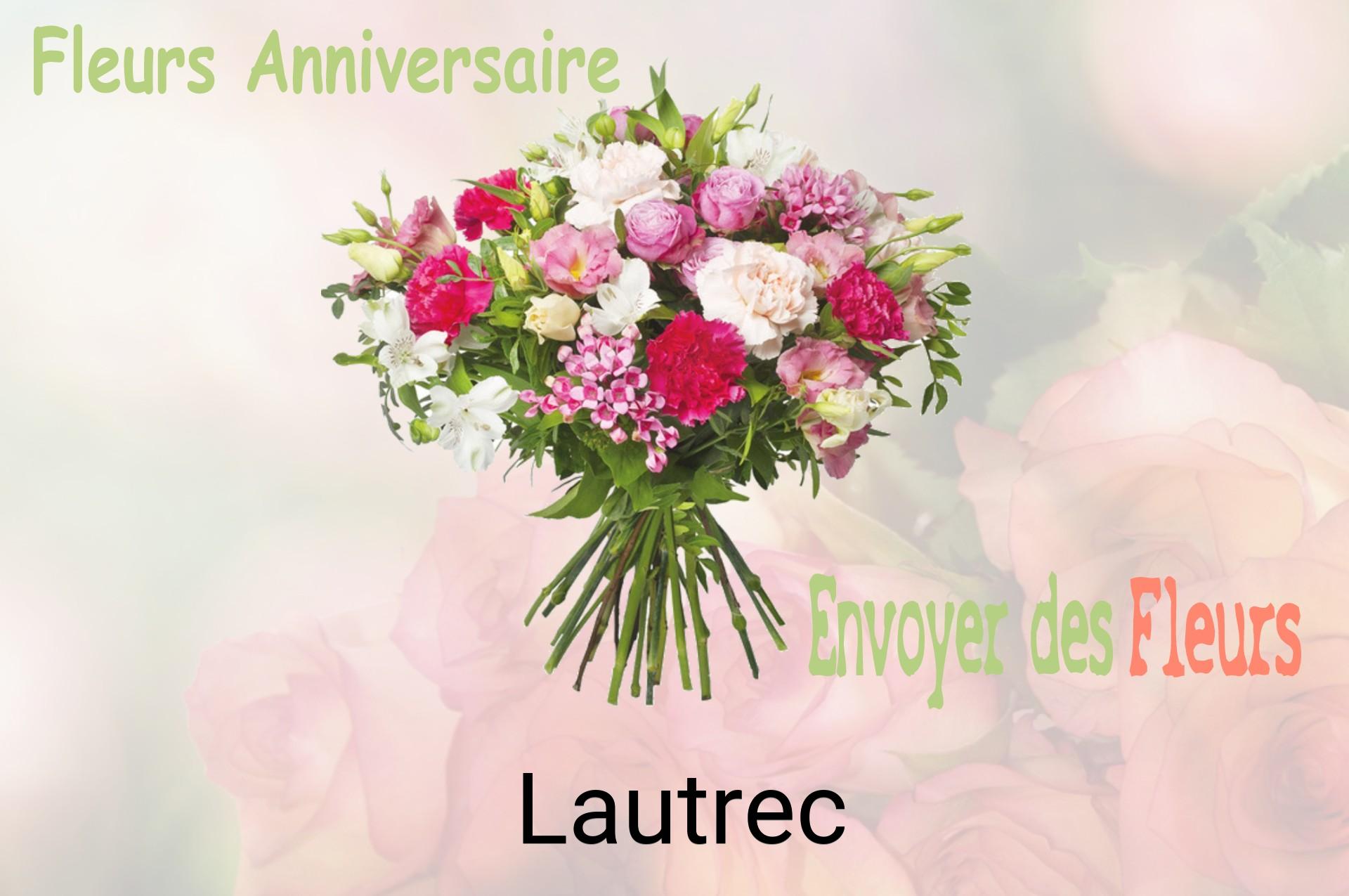 Bouquet de fleurs d’anniversaire livré à Lautrec
